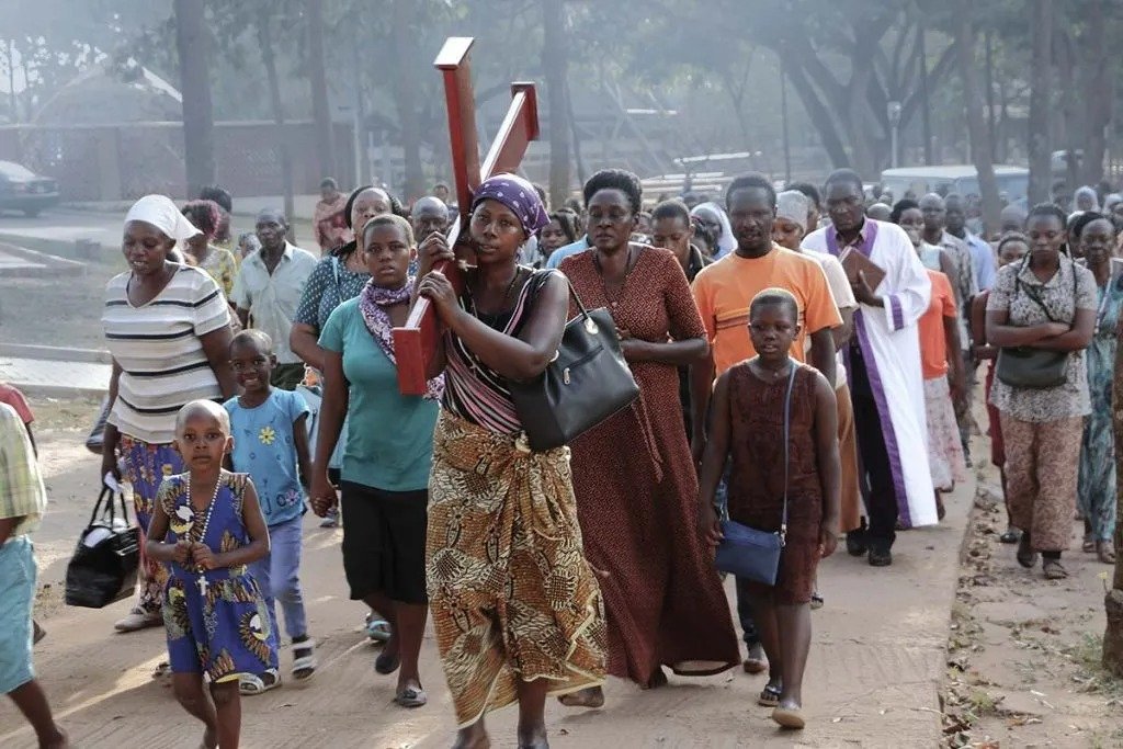 The First Mass in Uganda